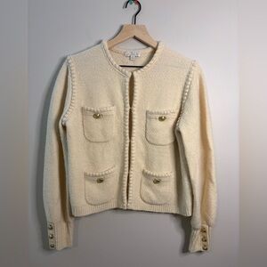 Women’s J.Crew Odette sweater lady jacket size M
